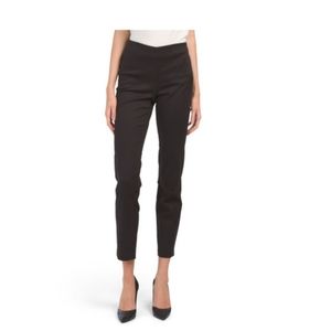 Kenneth Cole Skinny Black Dress Pant With Side Zip